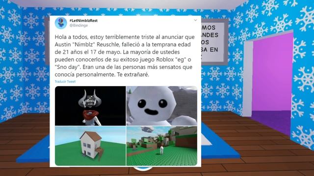 ? ¡FALLECIO DESARROLADOR DE ROBLOX! ⚰️ CREADOR DE EG Y SNOW DAY | ROBLOX 2020 смотреть онлайн