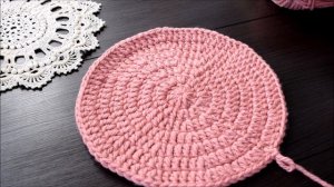 Мастер-класс "Вяжем коврик крючком"