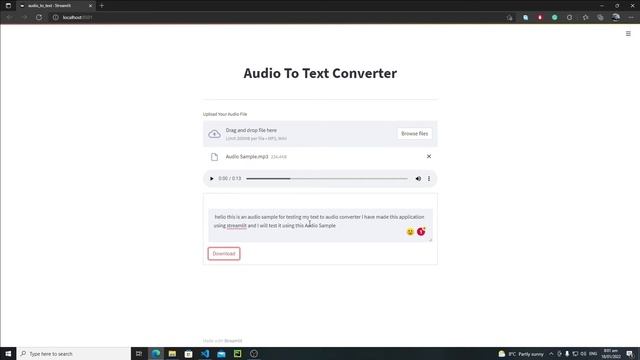 Streamlit Audio to Text Converter Web App | Complete Streamlit Python Course | Tutorial 5 смотреть онлайн