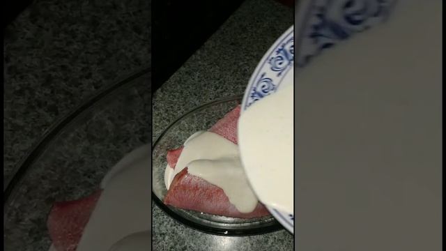 Рецепт.Морской окунь в сметанной заливке смотреть онлайн