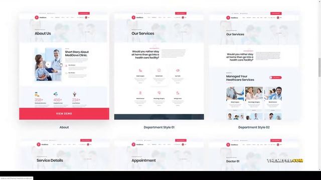 MediDove Health and Medical WordPress Theme RTL hospital clinic Tsukasa смотреть онлайн
