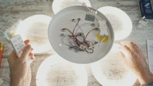 Светодиодная, потолочная люстра с пультом. Потолочный светильник Natali Kovaltseva