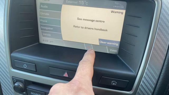 JAGUAR XKR X150 - Check Pedestrian System Warning Light???
