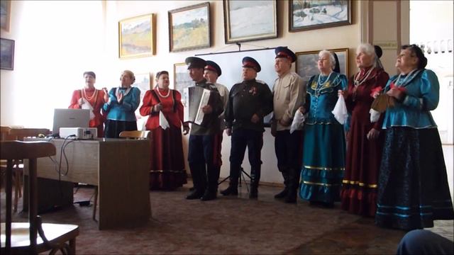 На вечере памяти донского художника Владимира Кулишова. Песни донских казаков. смотреть онлайн