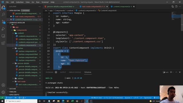 Angular | 15. Route params смотреть онлайн
