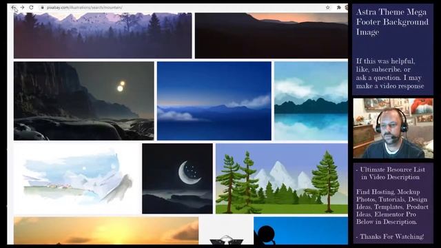 Astra Footer With Large Background Image Tutorial смотреть онлайн