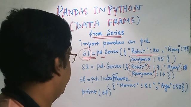 PANDAS IN PYTHON DATAFRAME FROM SERIES PART -2 смотреть онлайн