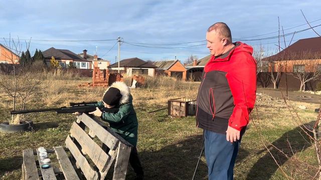 HATSAN ALPHA, HATSAN 125!!! СТРЕЛЬБА ПО БАНКАМ! смотреть онлайн