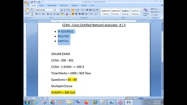 CCNA tutorials || Demo - 1 || by Mr. Shakeel on 06-09-2021 @11:30AM IST смотреть онлайн