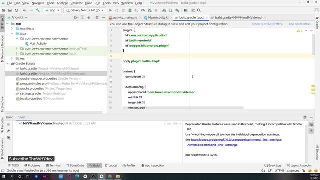 [Part 1] Project setup - Android Intermediate - MVVM, MVI, HILT, COROUTINES, DATABINDING, #theWhyDe смотреть онлайн