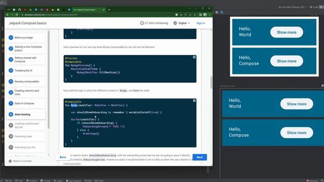 How to navigate screens in Jetpack Compose! смотреть онлайн