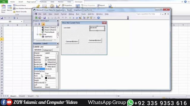 Ms Excel Full Tutorial Class # 69 Advanced Practical Work in Pashto | How to create clock in VBA? смотреть онлайн