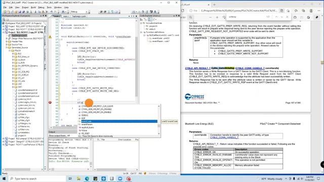 PSoC BLE Wireless UART with phone apps! смотреть онлайн