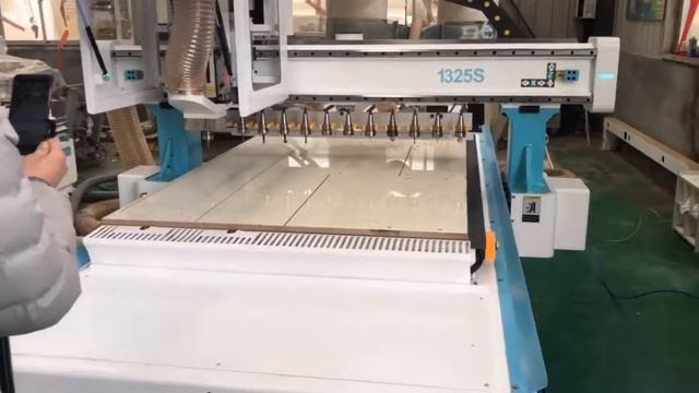 SUDIAO CNC Nesting Machine 1325CS With 12 Tool Changer смотреть онлайн