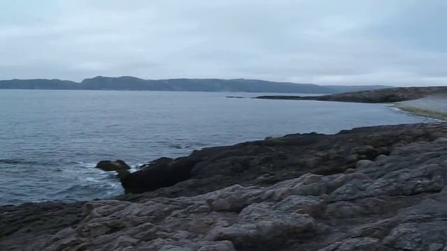 Баренцево море возле Териберки, 2 часа ночи смотреть онлайн