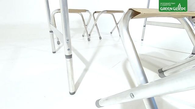 Обзор набора складной мебели для пикника Green Glade Р702, Р749 смотреть онлайн