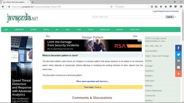 What is Decorator pattern in Java?
| javapedia.net смотреть онлайн
