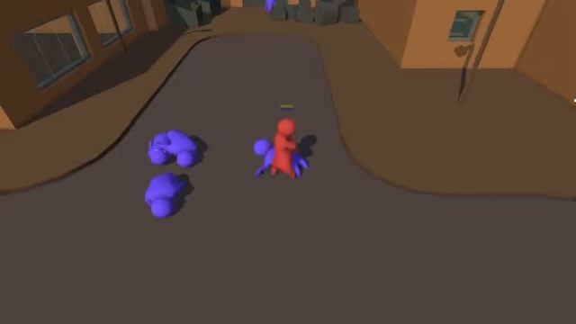 Gang Beasts Early Alpha - Streets Map Gameplay смотреть онлайн