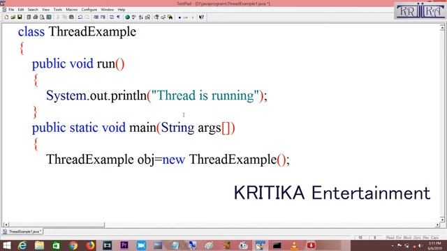 Runnable interface in Java | java Thread| Thread Example for Beginners смотреть онлайн