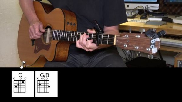 Can You Feel the Love Tonight - Elton John - Acoustic Guitar - Original Vocal Track - Chords