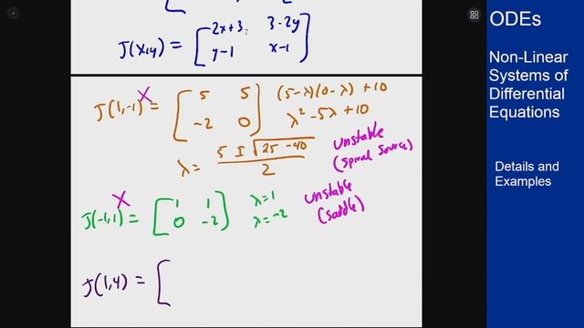 Differential Equations - Non-Linear Systems - Determining Basin of Attraction смотреть онлайн