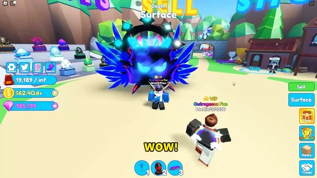?GALACTIC MAJESTY! NEW ANCIENT PET SHOWCASE 1 IN 100 MILLION! | ROBLOX MINING SIMULATOR 2 смотреть онлайн