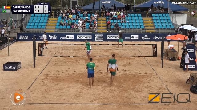 SEMIFINAL: MICHELE CAPPELLETTI/ANTOMI RAMOS X ANDRÉ BARAN/NIKITA BURMAKIN - SAND SERIES CLASSIC смотреть онлайн