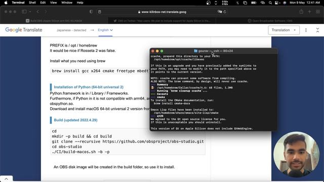 Compiling and Installing ARM64 native OBS Studio on M1 MAC (Apple Silicon) | M1 Max/Pro/Air смотреть онлайн