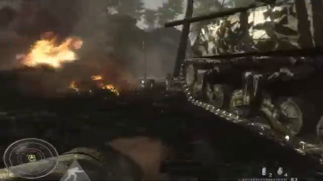 Call Of Duty 5 - Gameplay 9500GT смотреть онлайн