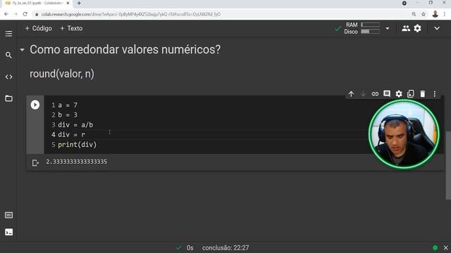 Python - Arredondar números com a função round(p,n) смотреть онлайн