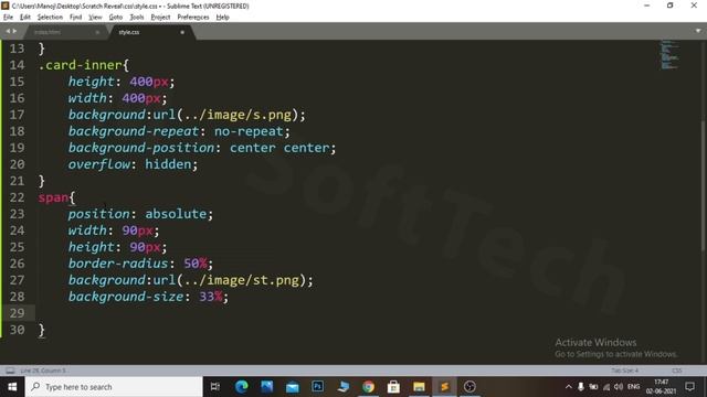 How To Create a Scratch Card Animation Using HTML and CSS | Card Animation смотреть онлайн