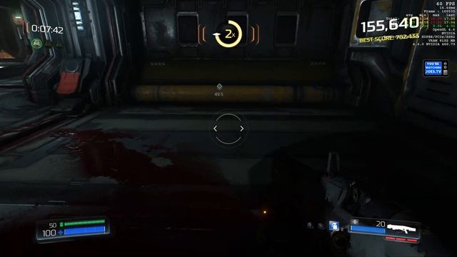 DOOM Capture Test 1, NVENC H.264 CQP 8, 1440P смотреть онлайн