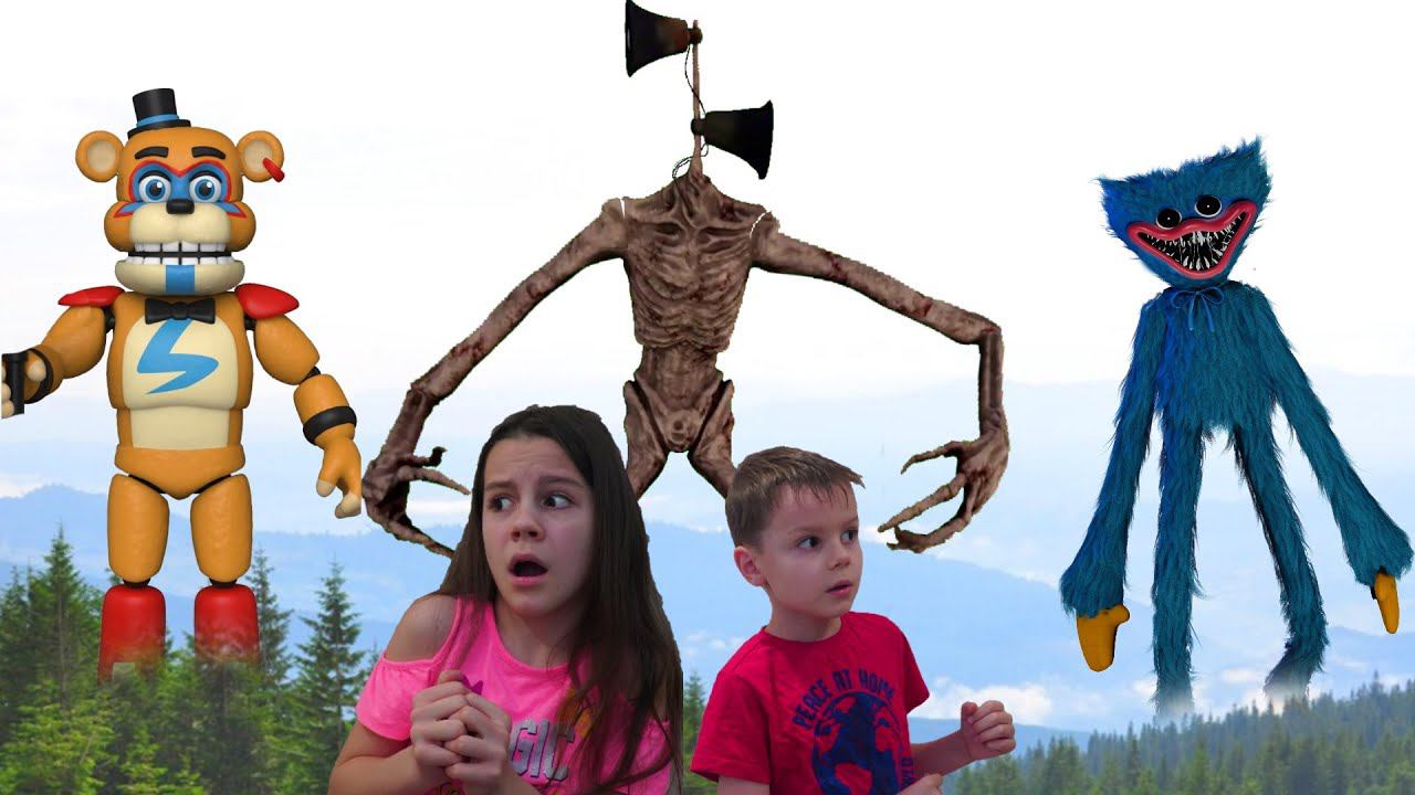 Сиреноголовый Хаги Ваги FNAF Freddy против нас FNAF freddy Siren Head & FNAF freddy смотреть онлайн