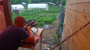 хатсан 65. 50м .пробный отстрел .