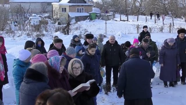 Чин великого освящения воды в Погаре 19 01 19 смотреть онлайн