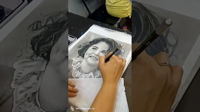 how to make Realistic Portrait. Portrait sketch.#shortsvideo #shortsvideo #art #trending #kalabhum смотреть онлайн