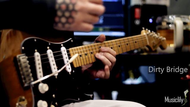 Dirty Demo sound: Musiclily Artec Vintage Staggered Alnico 5 Single Coil Pickups Set смотреть онлайн