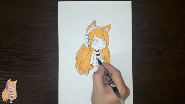 Раскраска Гача Лайф / Coloring Gacha Life / Как раскрасить Гача Лайф смотреть онлайн