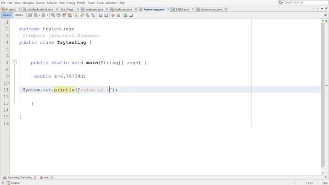 Double Data type in Java смотреть онлайн