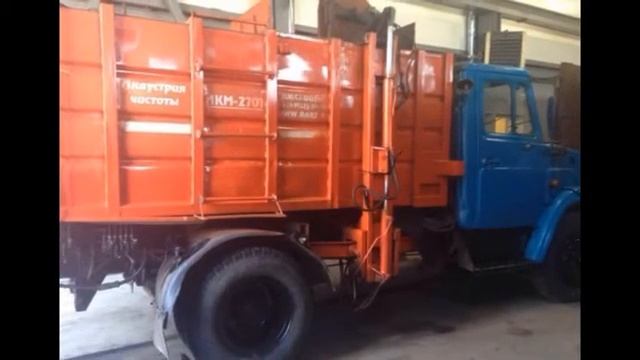 Мусоровоз боковой загрузки МКМ-2 (2004 г) ЗИЛ-432932 (4х2) дизель бывший в эксплуатации в наличии смотреть онлайн