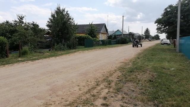 Первый выезд с прицепом на а-ля мотоблоке смотреть онлайн