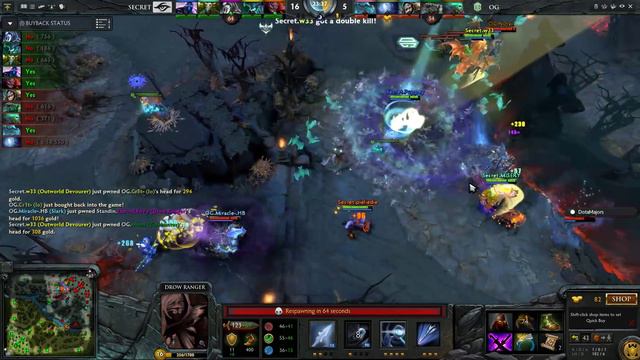 OG Dota 2 vs Team Secret Shanghai Major UB Game 2 смотреть онлайн