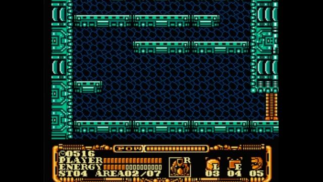 Dendy (Famicom,Nintendo,Nes) 8-bit Power Blade 2часть Stage 1.mp4