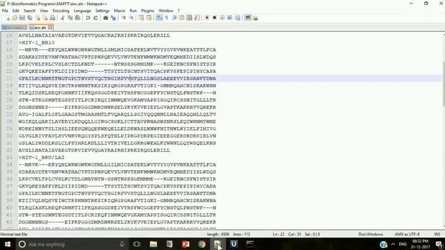 Multiple Sequence Alignment using MAFFT смотреть онлайн