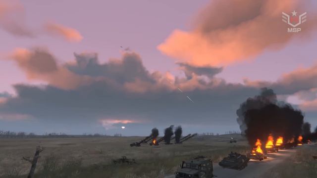NATO F-35 Fighter Jet Destroyed All Russian Huge Armored Convoy - MilSim ArmA 3 смотреть онлайн