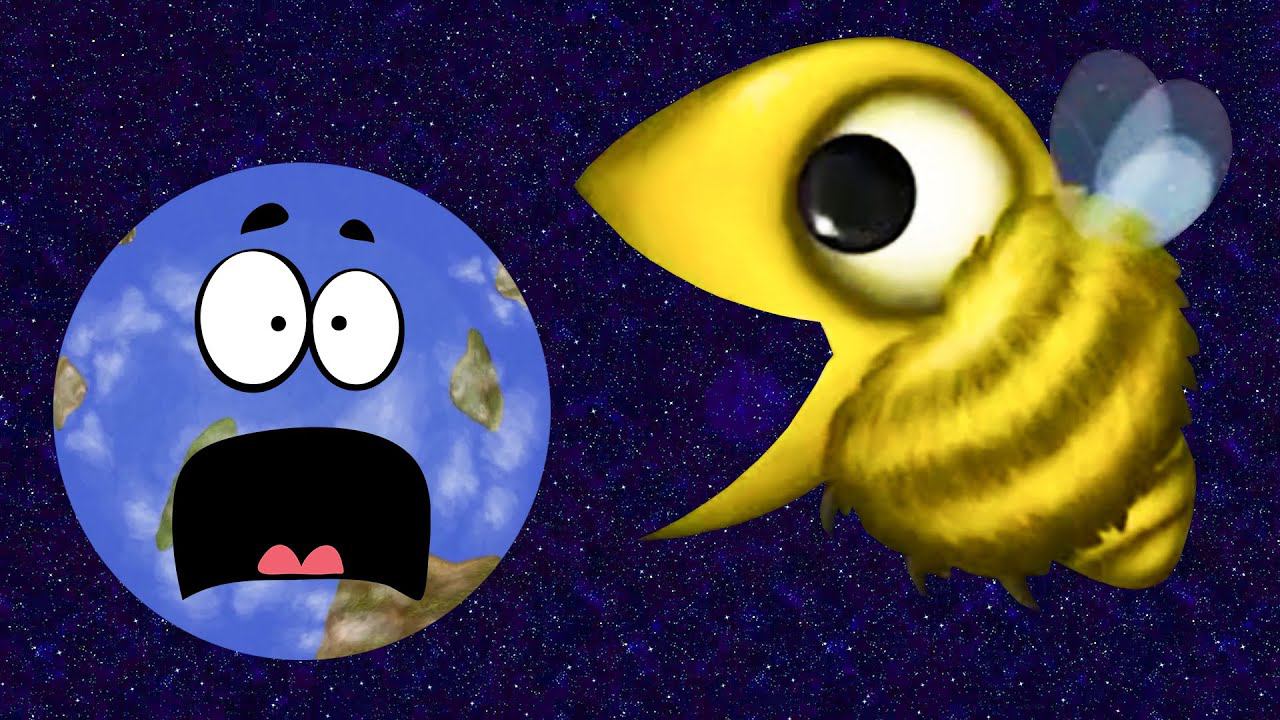 ПЧЕЛА съела планету. ИГРА Tasty Planet Forever №4 на канале Хвостик ТВ смотреть онлайн