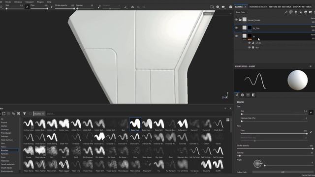 Creating Sci-Fi Door Normal Map Details using Substance Painter смотреть онлайн