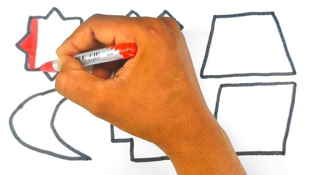 2d Shape,shapes For Kindergarten,color Shape Learning For Preschool, Toddler Video,drawing Shape