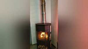 Печь камин "Сибирь-12". Отопление дачного дома.