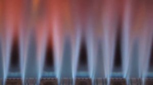 Пламя газового котла